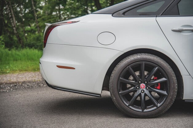 Diffusor Flaps passend für Jaguar XJ R-Sport X351 FL schwarz Hochglanz