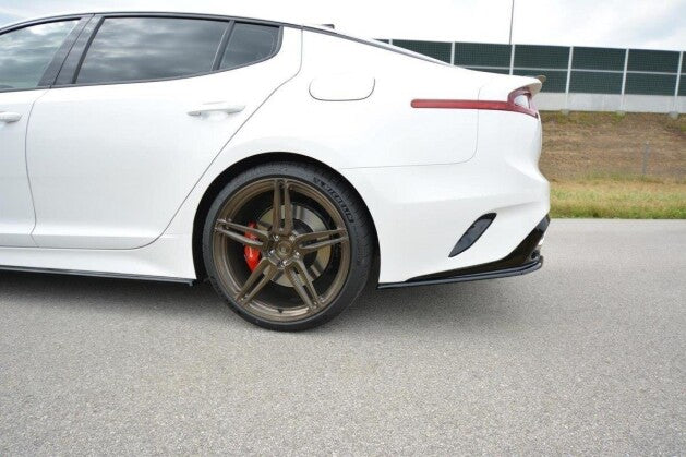 Diffusor Flaps passend für Kia Kia Stinger Gt / GT-Line Mk1 schwarz Hochglanz