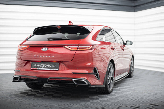 Diffusor Flaps passend für Kia ProCeed GT / GT-Line Mk1 schwarz Hochglanz