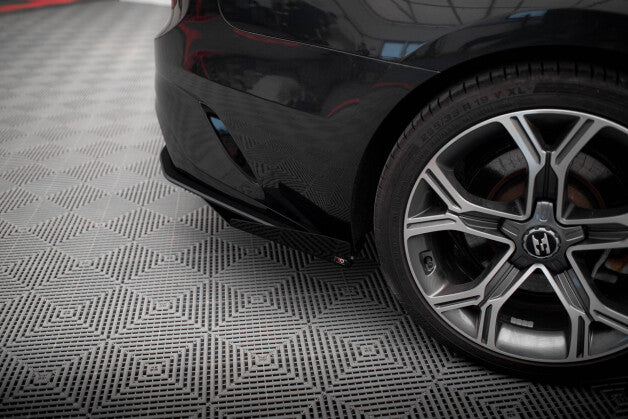 Diffusor Flaps passend für Kia Stinger GT / GT-Line Mk1 schwarz Hochglanz