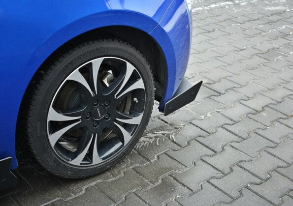 Diffusor Flaps passend für L + R Subaru BRZ Mk1 / Mk1 FL schwarz matt