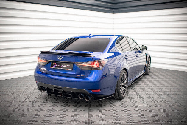 Diffusor Flaps passend für Lexus GS F Mk4 FL schwarz matt