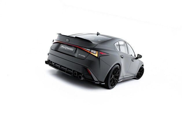 Diffusor Flaps passend für Lexus IS 500 Mk3 Facelift 2 (XE30) schwarz Hochglanz (4255647865710)