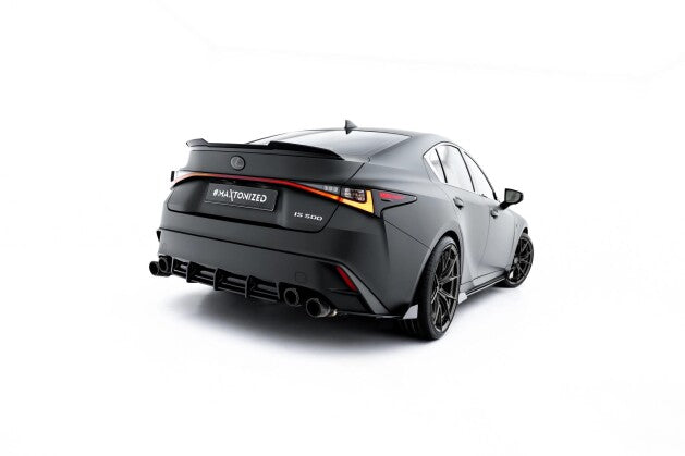 Diffusor Flaps passend für Lexus IS 500 Mk3 Facelift 2 (XE30) schwarz Hochglanz (4255647865833)