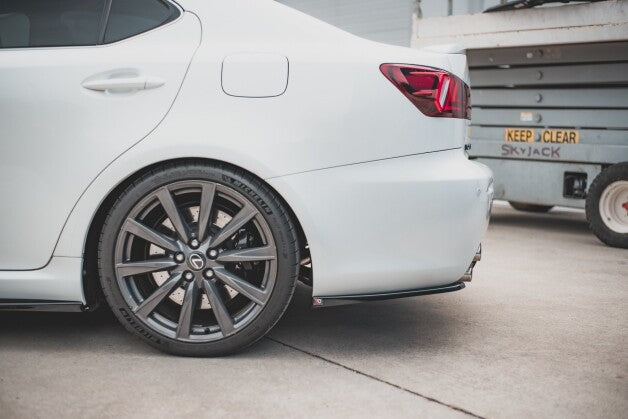 Diffusor Flaps passend für Lexus IS F Mk2 schwarz matt