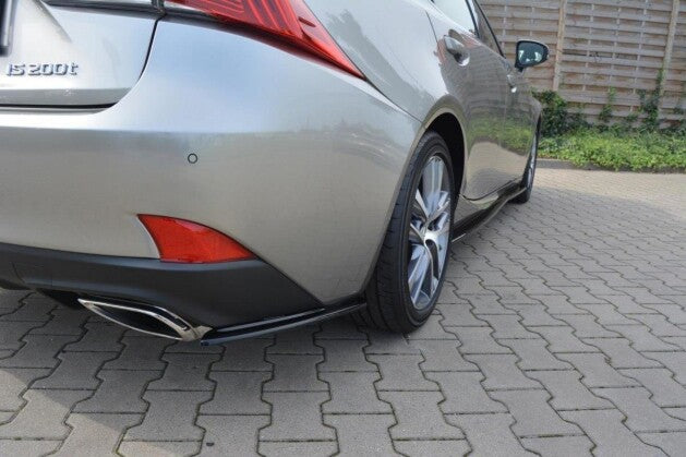 Diffusor Flaps passend für Lexus IS Mk3 FL T schwarz Hochglanz