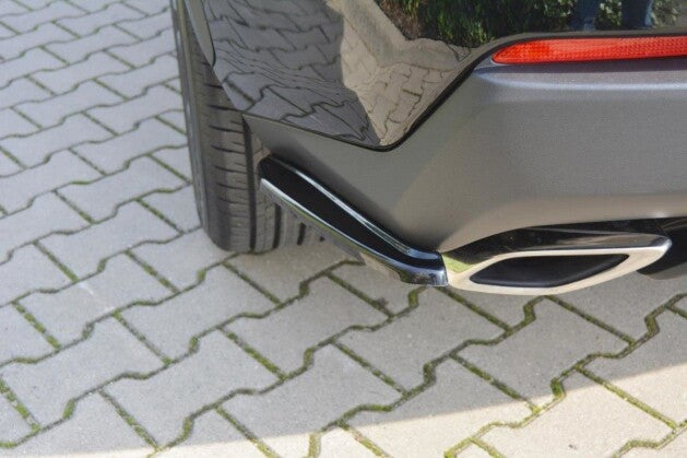 Diffusor Flaps passend für Lexus NX Mk1 T schwarz Hochglanz