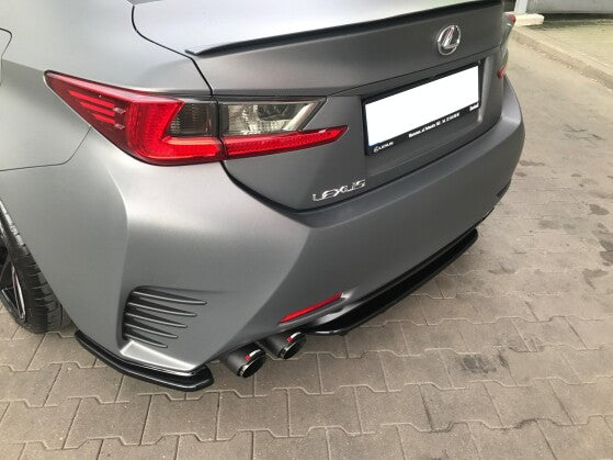 Diffusor Flaps passend für Lexus Rc Carbon Look