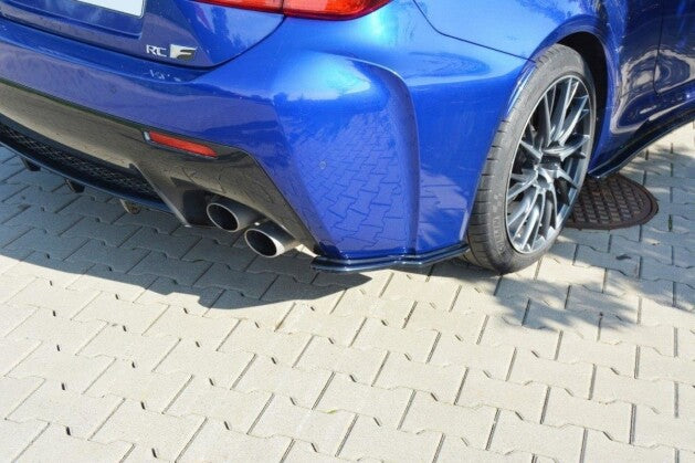 Diffusor Flaps passend für Lexus RC F schwarz Hochglanz
