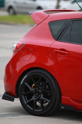 Diffusor Flaps passend für Mazda 3 MK2 MPS schwarz matt