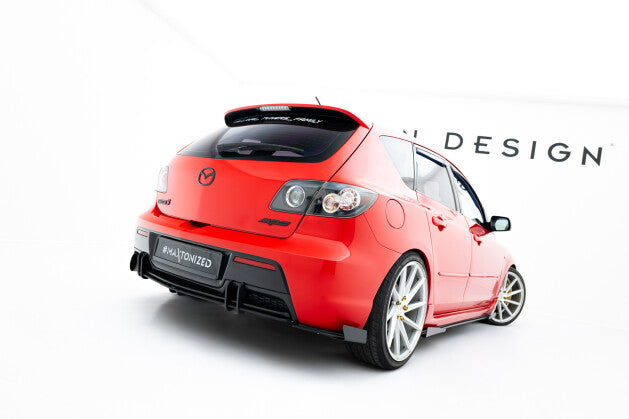 Diffusor Flaps passend für Mazda 3 MPS Mk1 EU Version schwarz Hochglanz (4255647860821)