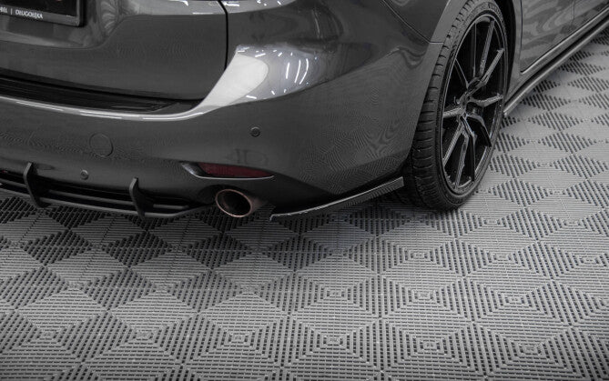 Diffusor Flaps passend für Mazda 6 Kombi Mk3 FL schwarz Hochglanz