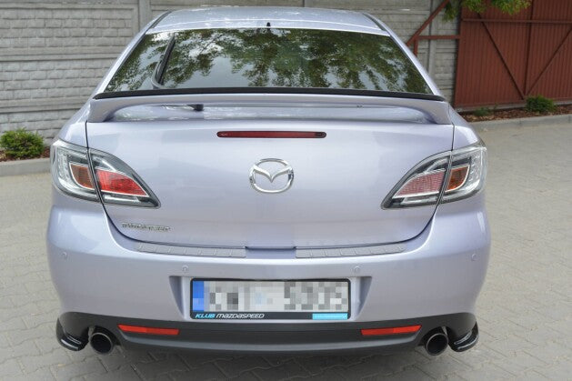 Diffusor Flaps passend für Mazda 6 MK2 SPORT HATCH (GH-SERIES) vor FL schwarz Hochglanz