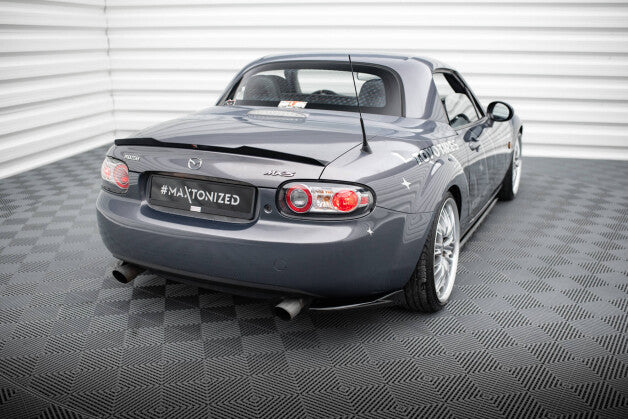 Diffusor Flaps passend für Mazda MX5 NC (Mk3) schwarz Hochglanz