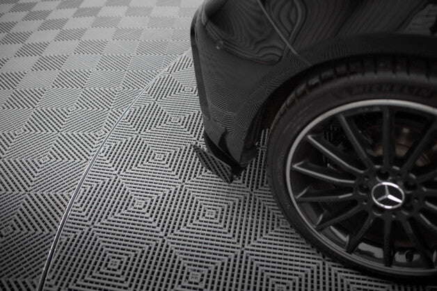 Diffusor Flaps passend für Mercedes A AMG-Line W176 FL schwarz Hochglanz (4255647833061)