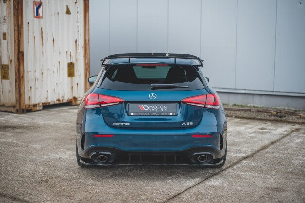 Diffusor Flaps passend für Mercedes A35 AMG Aero Hatchback W177 schwarz Hochglanz