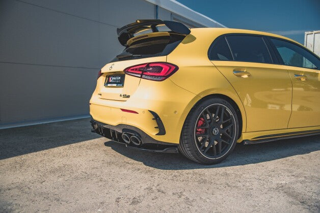 Diffusor Flaps passend für Mercedes-AMG A 45 S Aero Pack W177 schwarz Hochglanz