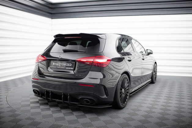 Diffusor Flaps passend für Mercedes-AMG A35 Hatchback W177 roter Kern