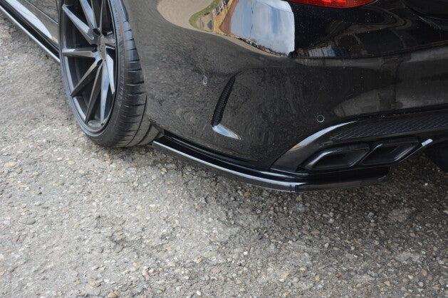 Diffusor Flaps passend für Mercedes-AMG C 43 Limousine W205 FL schwarz Hochglanz (4251937845363)