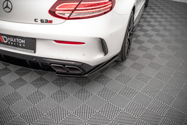 Diffusor Flaps passend für Mercedes-AMG C 63 AMG Coupe AMG Aero Pack C205 FL schwarz Hochglanz