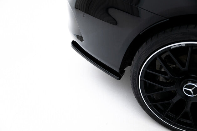 Diffusor Flaps passend für Mercedes- BENZ C-Klasse W205 Coupe AMG-LINE schwarz Hochglanz