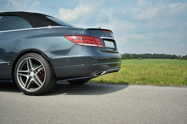 Diffusor Flaps passend für Mercedes - Benz E Coupe / Cabrio C207 FL / A207 Facelit schwarz Hochglanz