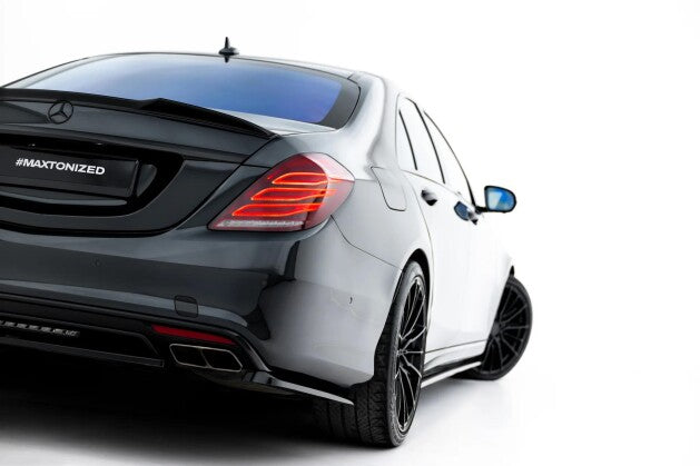 Diffusor Flaps passend für Mercedes-Benz S AMG-Line W222 schwarz Hochglanz