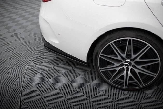 Diffusor Flaps passend für Mercedes C AMG-Line / 43 AMG W206 schwarz Hochglanz