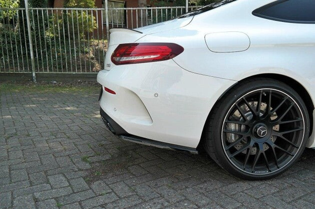 Diffusor Flaps passend für Mercedes C-Klasse C205 63 AMG Coupe schwarz Hochglanz