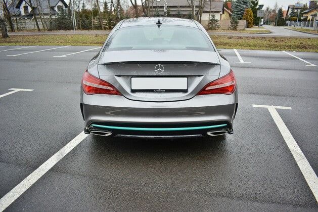 Diffusor Flaps passend für Mercedes CLA C117 AMG-LINE FL schwarz Hochglanz