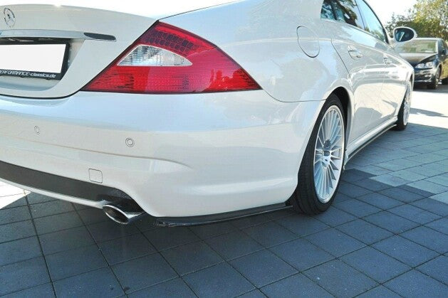 Diffusor Flaps passend für Mercedes CLS C219 55AMG schwarz Hochglanz