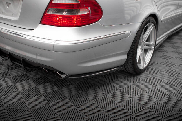 Diffusor Flaps passend für Mercedes E 55 AMG W211 schwarz Hochglanz