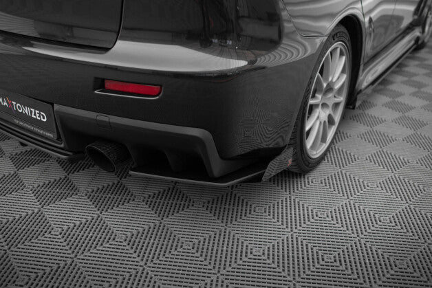 Diffusor Flaps passend für Mitsubishi Lancer EVO X schwarz Hochglanz (4255647854233)