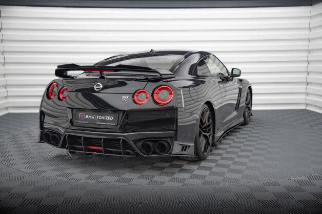 Diffusor Flaps passend für Nissan GTR R35 FL schwarz matt