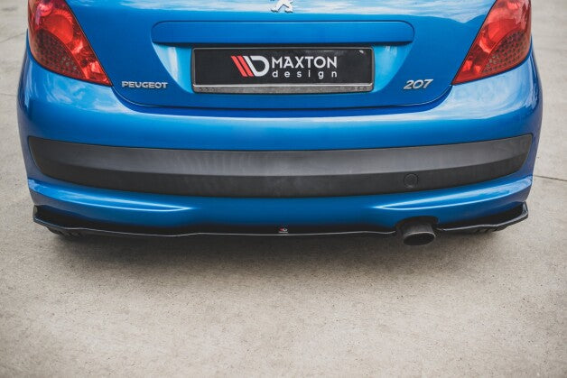 Diffusor Flaps passend für Peugeot 207 Sport schwarz Hochglanz