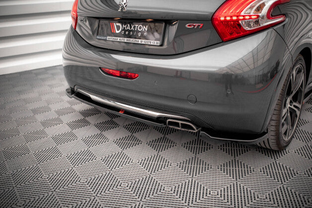 Diffusor Flaps passend für Peugeot 208 GTi Mk1 schwarz Hochglanz