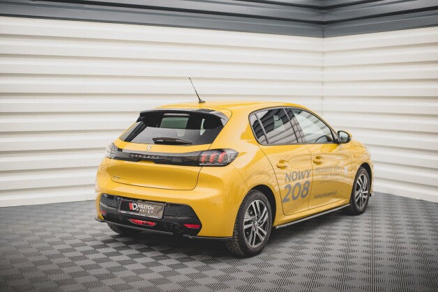 Diffusor Flaps passend für Peugeot 208 Mk2 schwarz Hochglanz