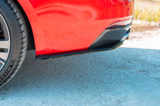 Diffusor Flaps passend für Peugeot 508 Benzin Mk2 schwarz Hochglanz