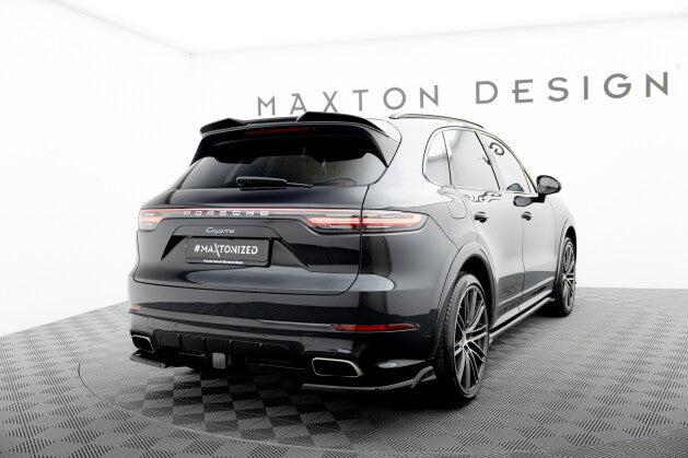 Diffusor Flaps passend für Porsche Cayenne Sport Design Mk3 schwarz Hochglanz
