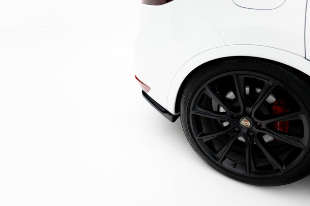 Diffusor Flaps passend für Porsche Cayenne Turbo / Standard Mk2 schwarz Hochglanz