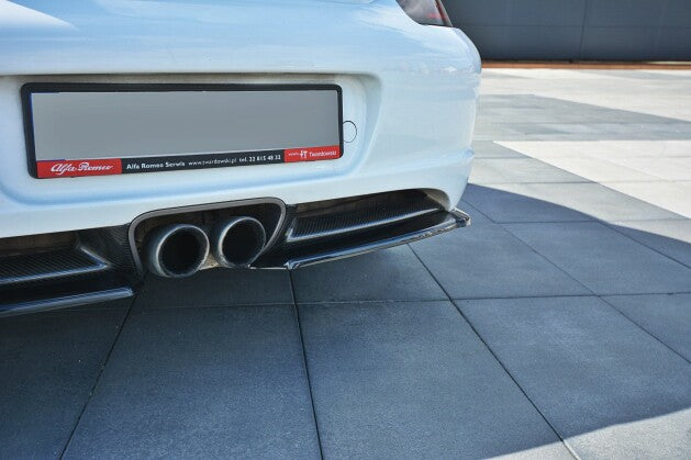 Diffusor Flaps passend für Porsche CAYMAN S 987C schwarz Hochglanz