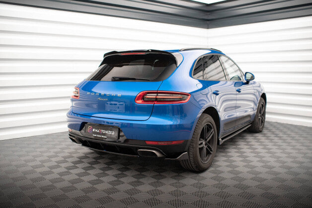 Diffusor Flaps passend für Porsche Macan Mk1 schwarz Hochglanz