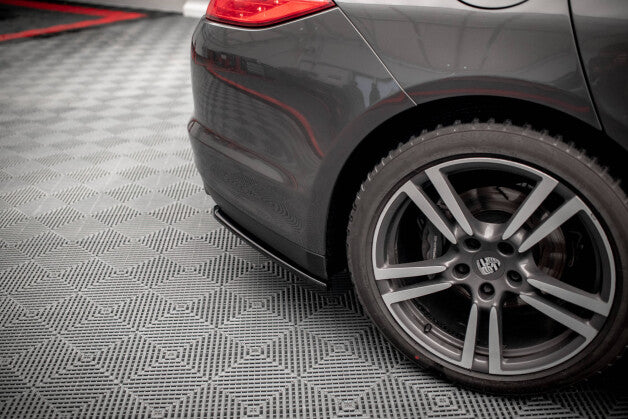Diffusor Flaps passend für Porsche Panamera / Panamera Diesel 970 schwarz Hochglanz