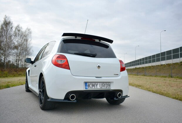 Diffusor Flaps passend für Renault Clio MK3 RS FL schwarz Hochglanz