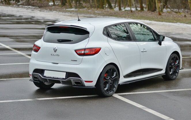 Diffusor Flaps passend für Renault Clio MK4 RS schwarz Hochglanz