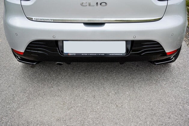 Diffusor Flaps passend für Renault Clio Mk4 schwarz Hochglanz