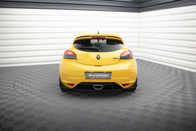 Diffusor Flaps passend für Renault Megane MK3 RS schwarz matt