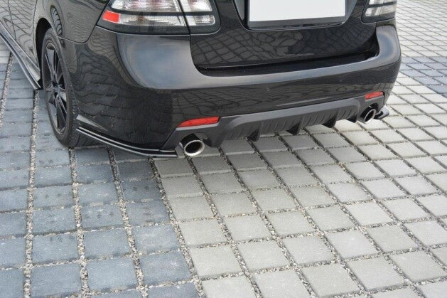 Diffusor Flaps passend für Saab 9-3 Aero Mk2 FL schwarz Hochglanz