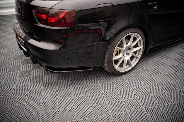 Diffusor Flaps passend für Seat Exeo schwarz Hochglanz