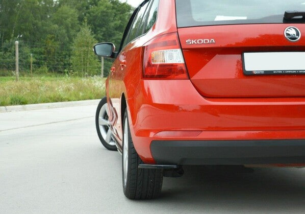 Diffusor Flaps passend für Skoda Rapid Spaceback schwarz Hochglanz